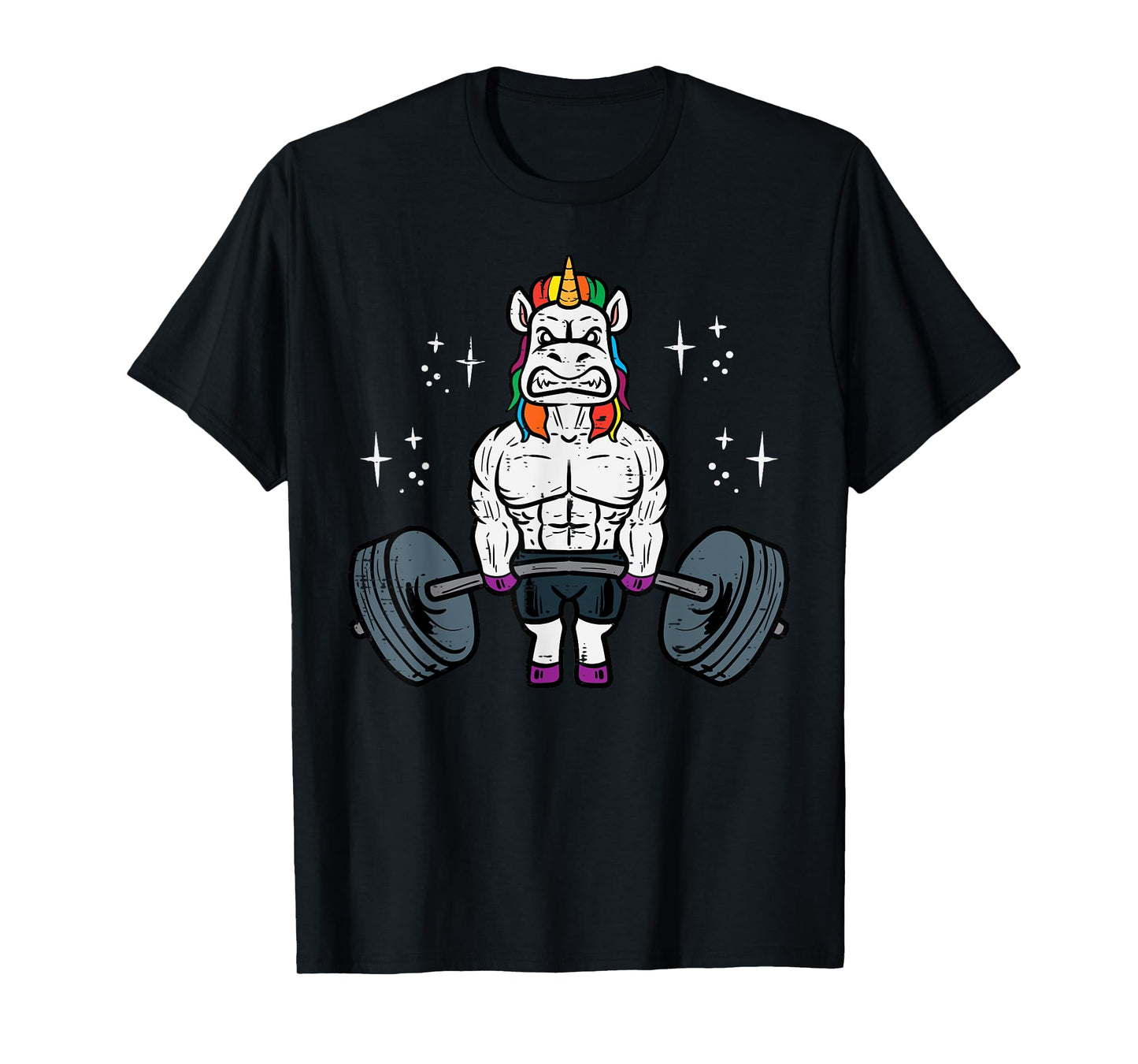 Workout Unicorn Deadlift Gym Fitness Weightlifting Women Men T-Shirt