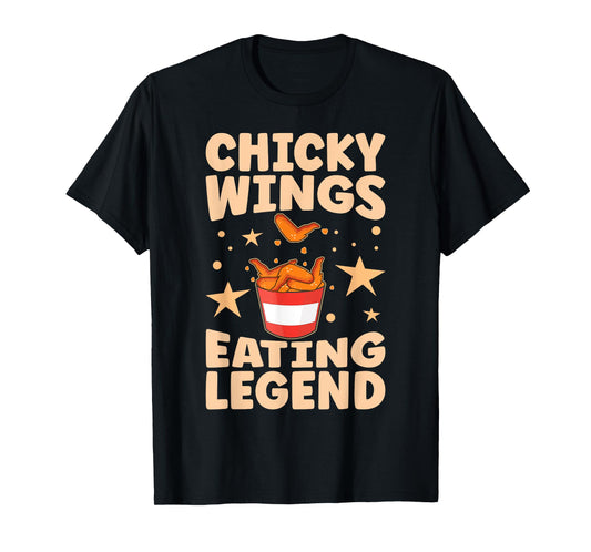 Eating Champion Food Contest Chicken Wing Competitive Eating T-Shirt