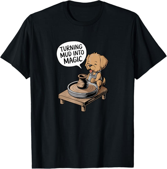 Cute Pottery Dog Fun Potter T-Shirt