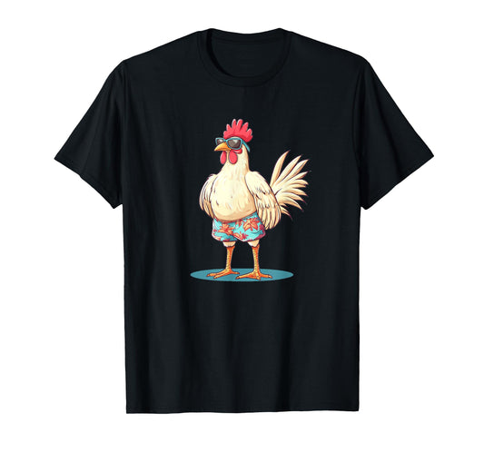 Cool looking Summer Chicken Costume for Adults and Kids T-Shirt