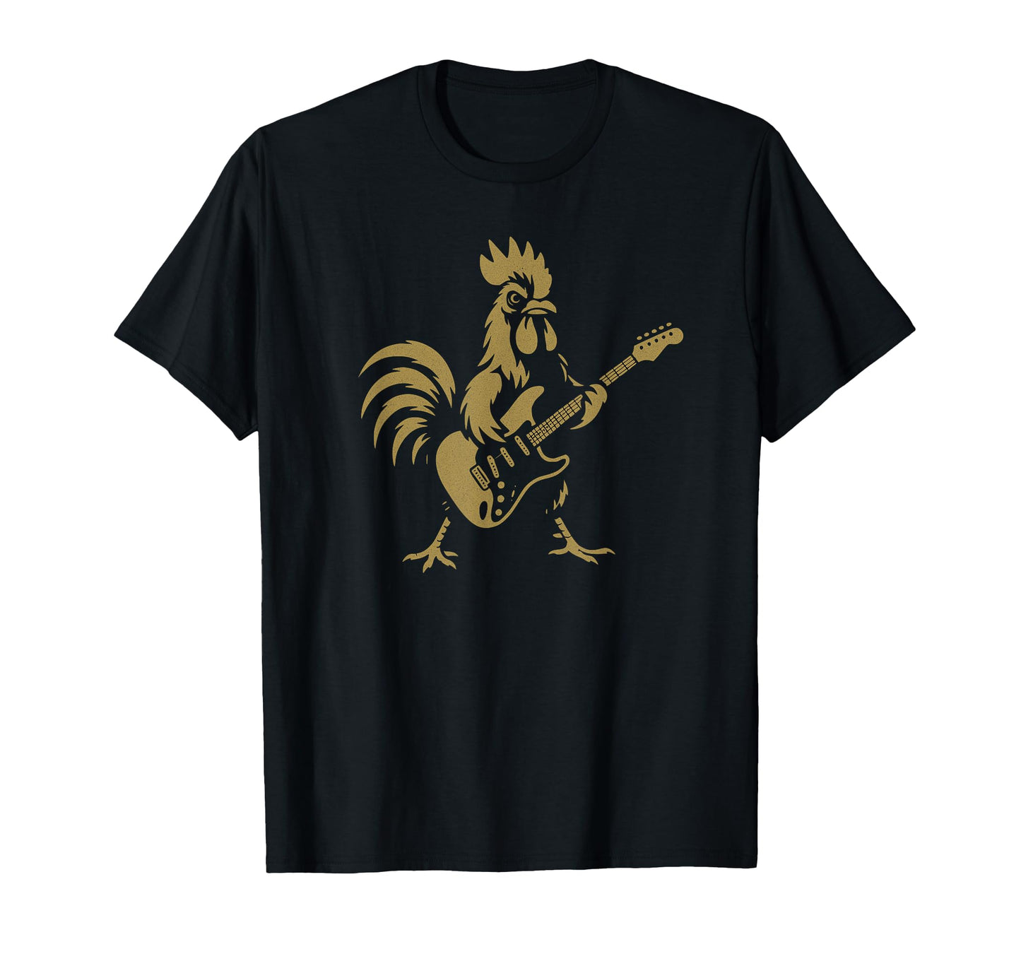 Rock Out Highland Rooster / Chicken Cool Band Music Lovers T-Shirt