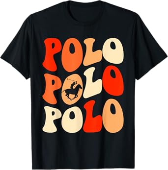 Polo Players Horseback Riding Horse Equestrian Sports T-Shirt