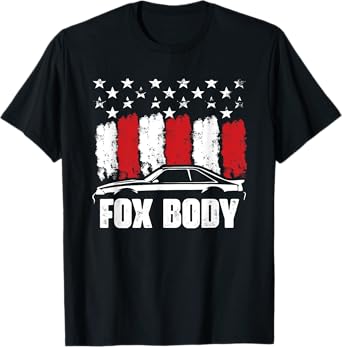 Foxbody Classic American Old Muscle Car Maximum Horsepower T-Shirt