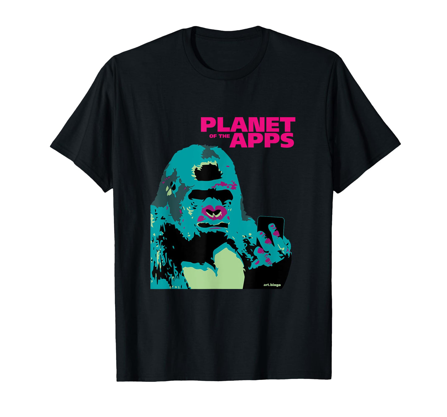 Great Apes with Apps Planet T-Shirt