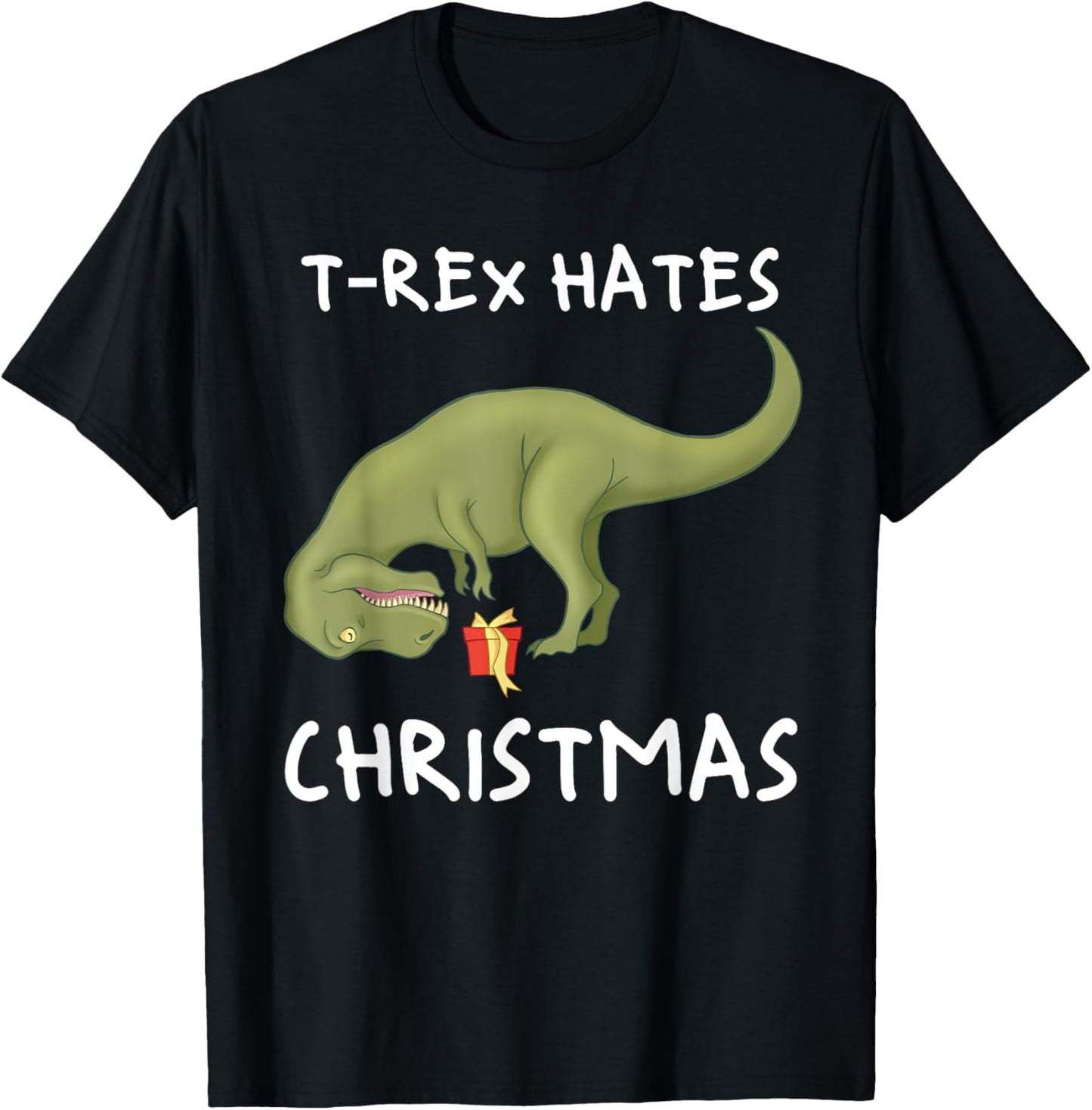 Trex Hates Christmas Men Women Xmas Dinosaur Christmas T-Shirt
