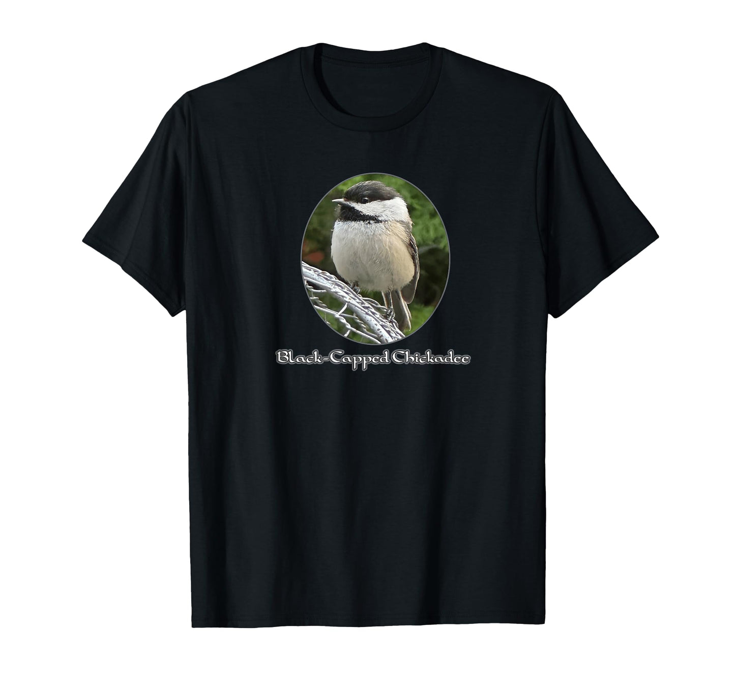 Black Capped Chickadee T-Shirt