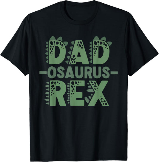 Dadsaurus T rex Dinosaur Funny Dad Saurus Matching Family T-Shirt