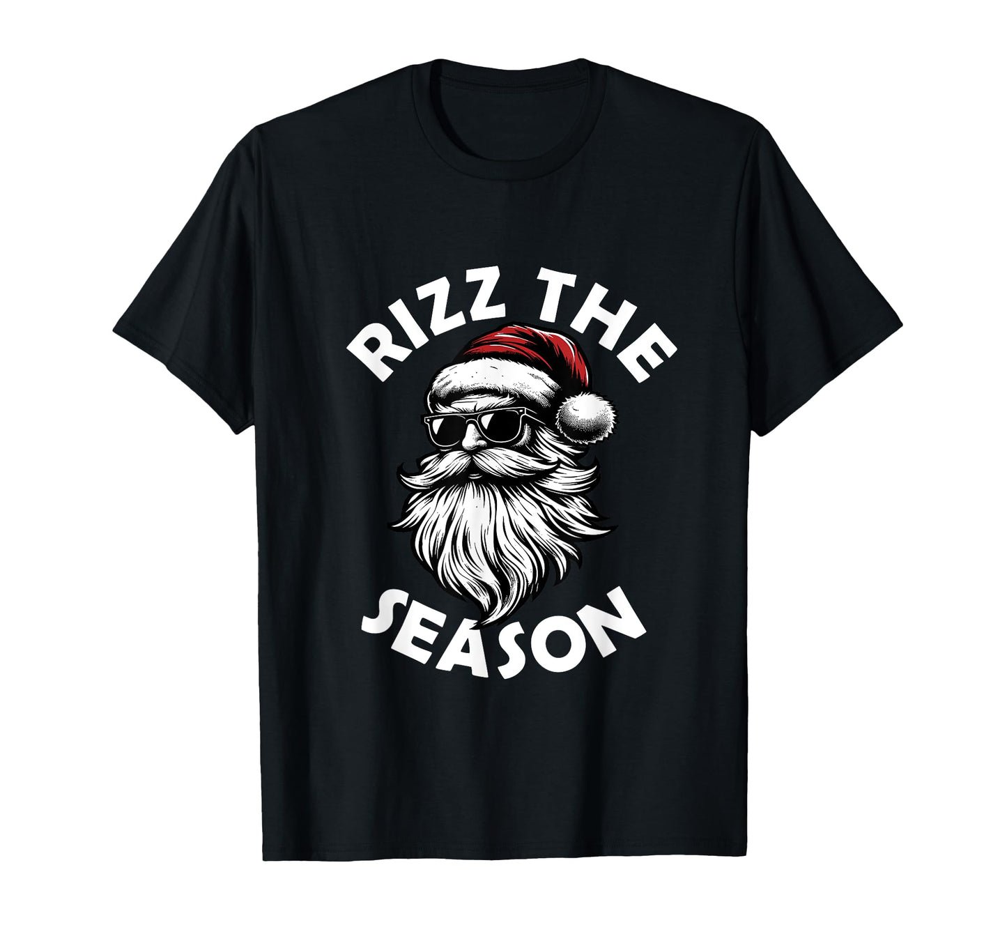 Rizz the Season Funny Santa Christmas T-Shirt