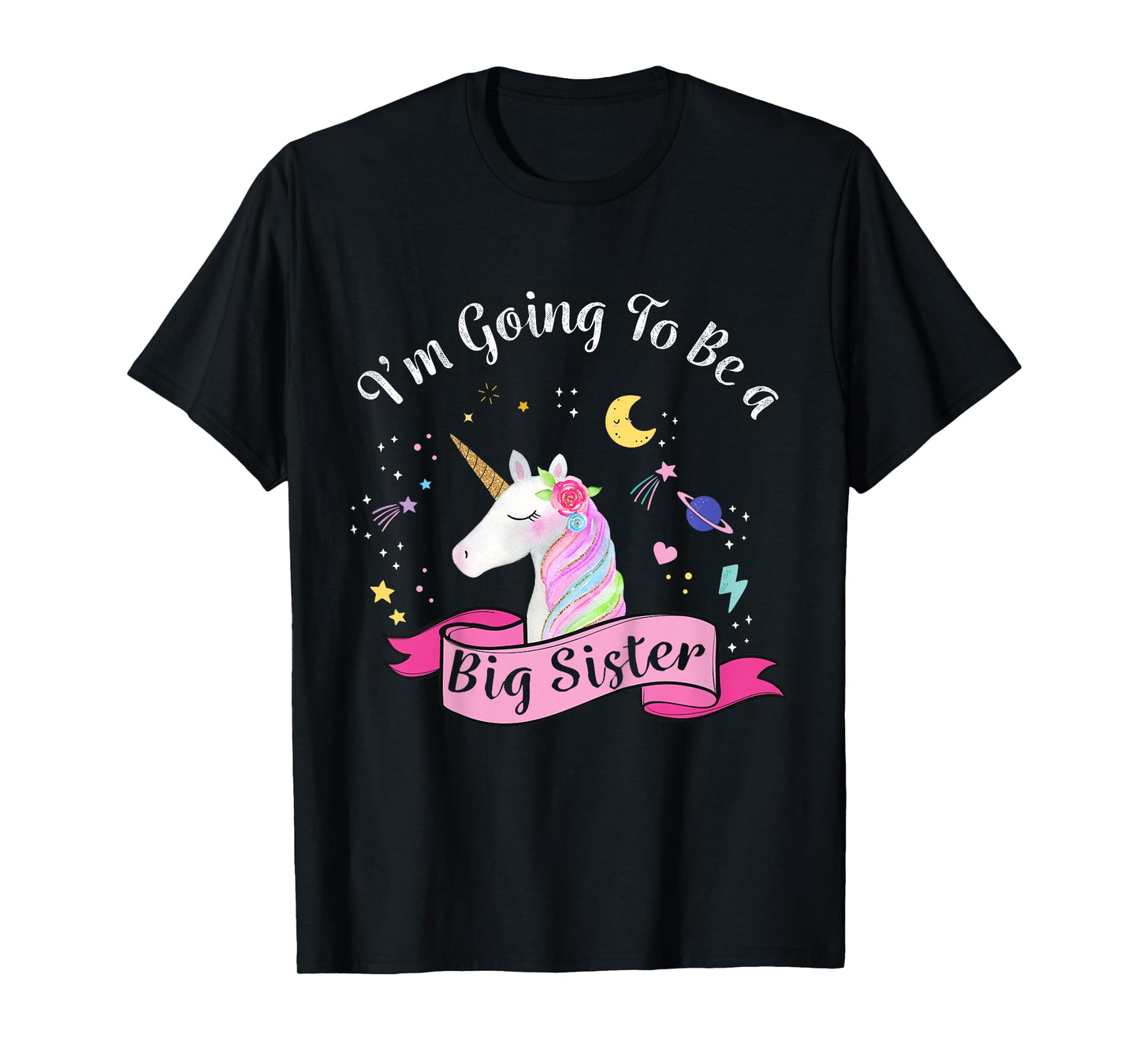 Big Sister Unicorn Shirt I'm Going to be a Big Sister T-Shirt