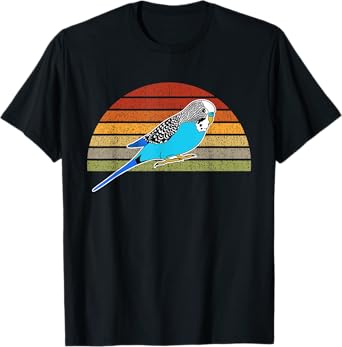 Budgie Graphic Pet Bird Parakeet Budgerigar Gift T-Shirt