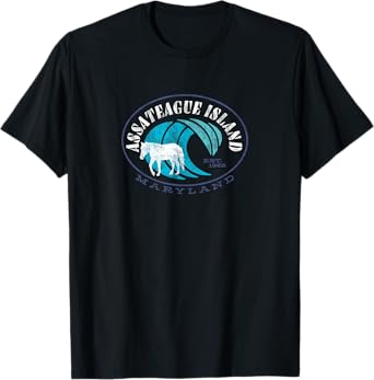 Assateague Island Wild Horse Pony Ponies T-Shirt