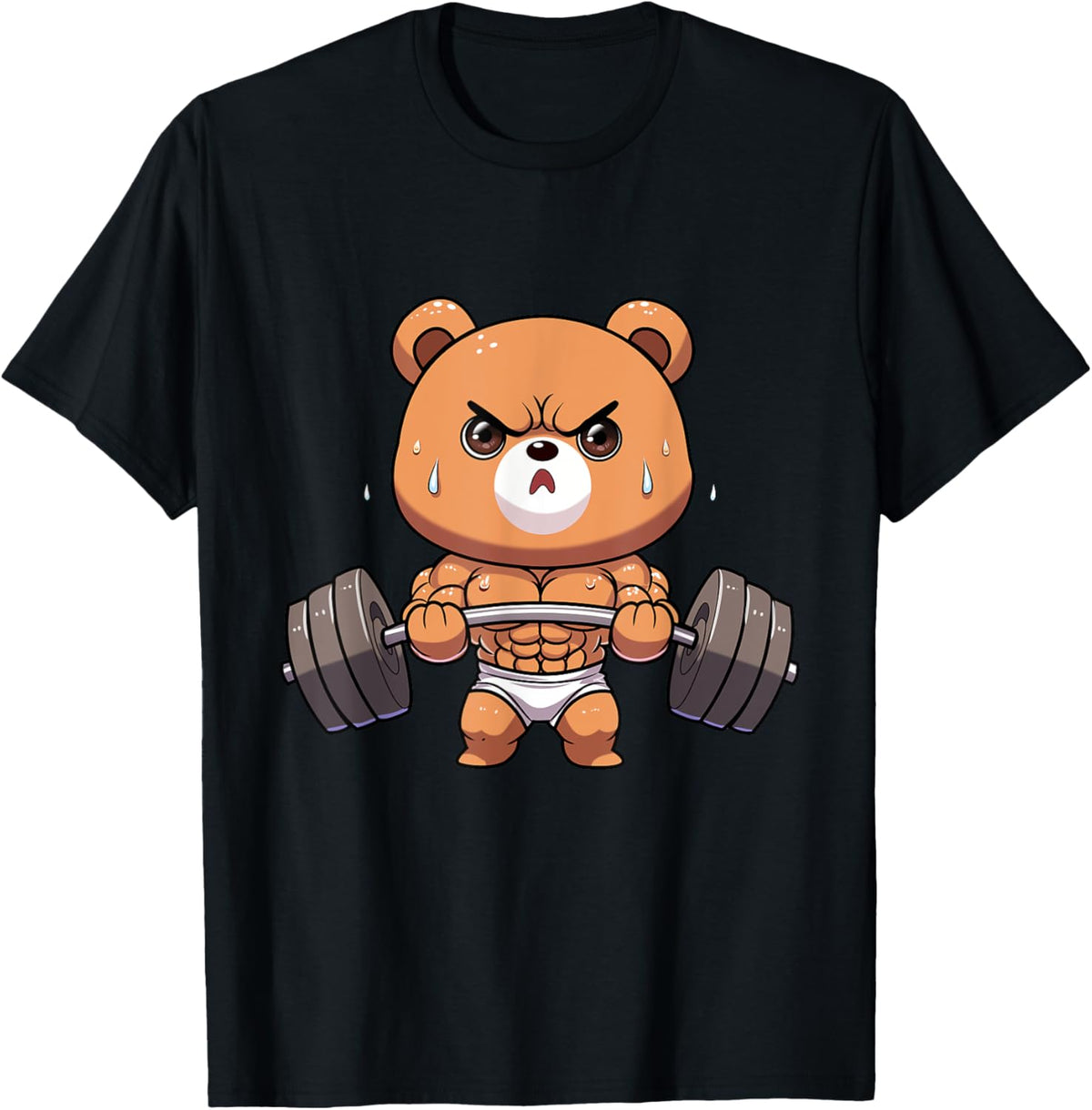 Bear Bodybuilder Bodybuilding Muscle Gym Weightlifting Bear T-Shirt