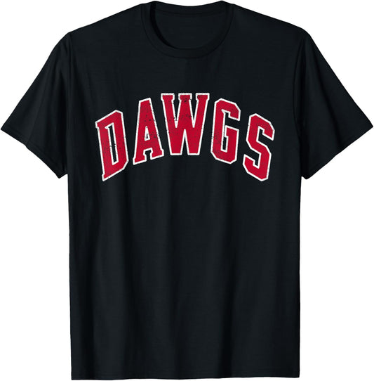 Vintage Dawgs Funny Bulldog School Spirit Back To School T-Shirt