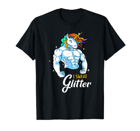 Weightlifing Barbell - Funny Workout Weightlifting Unicorn T-Shirt
