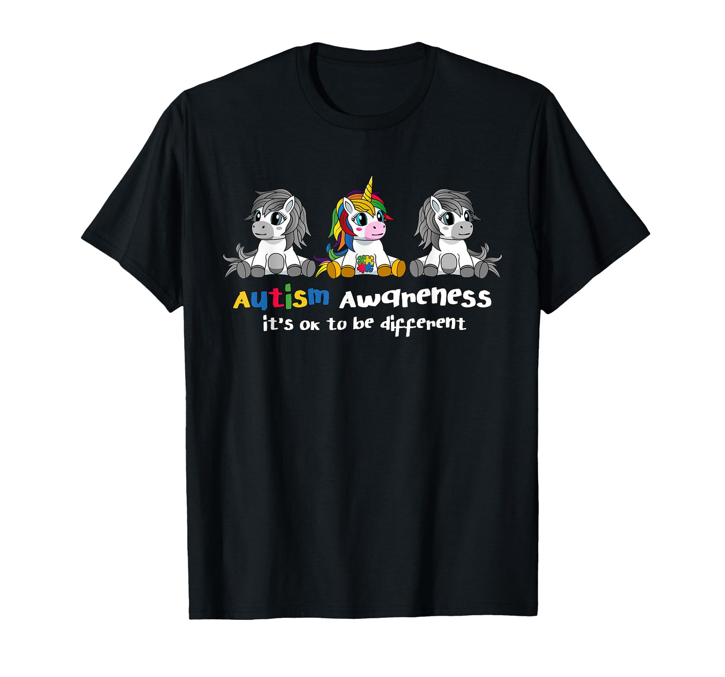 Autism Awareness Shirt - It's OK To Be Different Women T-Shirt