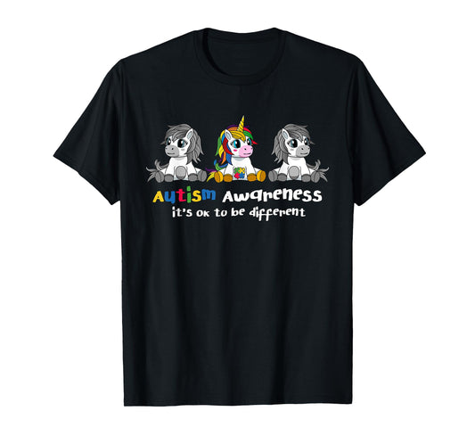 Autism Awareness Shirt - It's OK To Be Different Women T-Shirt