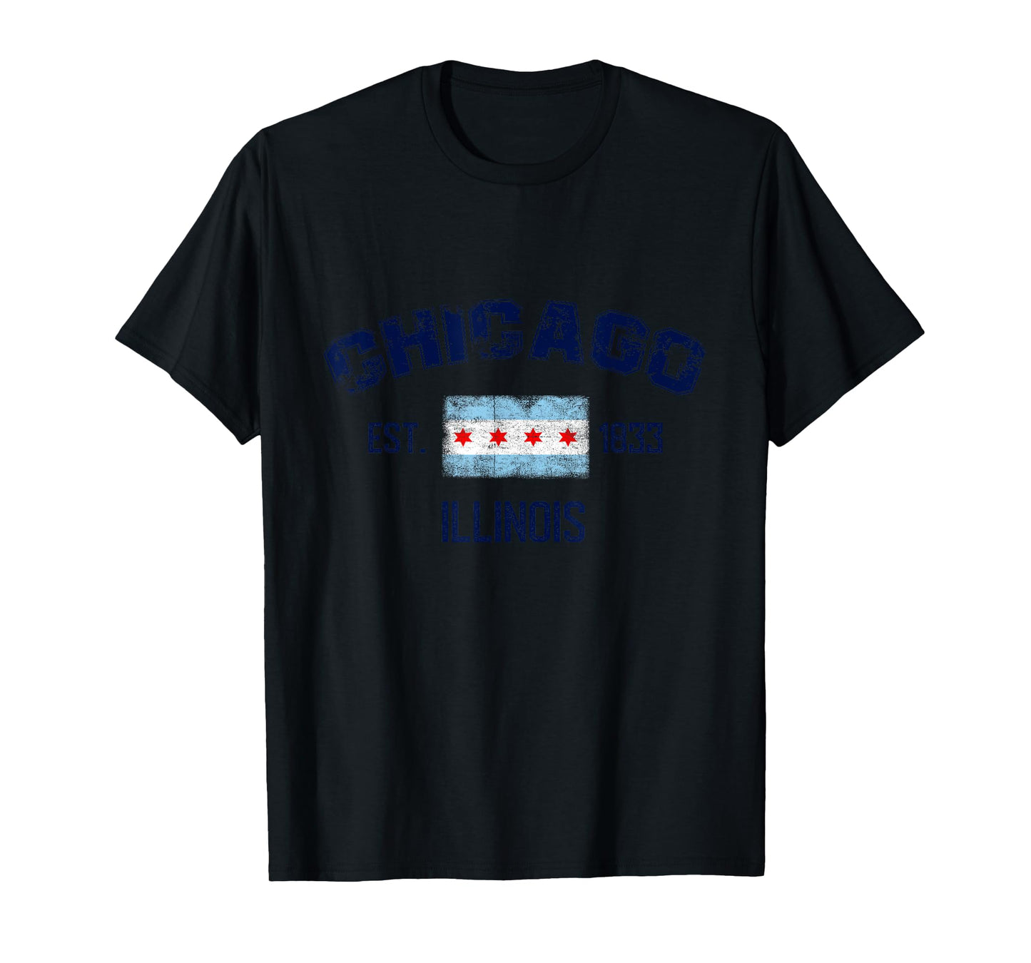 I Love Chicago, Chicago Graphic Design Tee, Chicago City T-Shirt