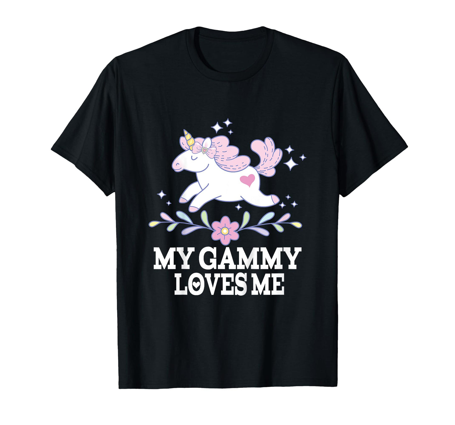 My Gammy Loves Me Granddaughter Unicorn T-Shirt
