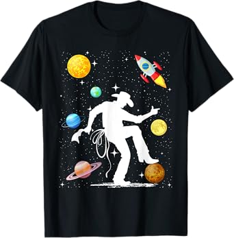 The Space Cowboy Retro Scifi T-Shirt
