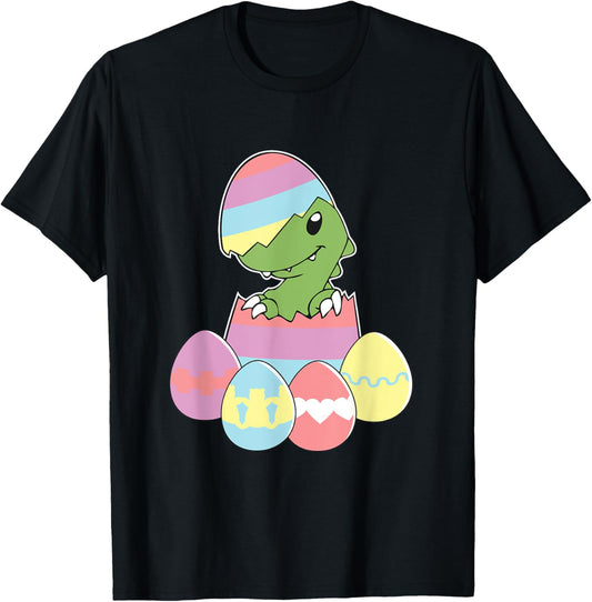 Easter Egg Dinosaur T-Rex Dinosaur Easter Tyrannosaurus Eggs T-Shirt