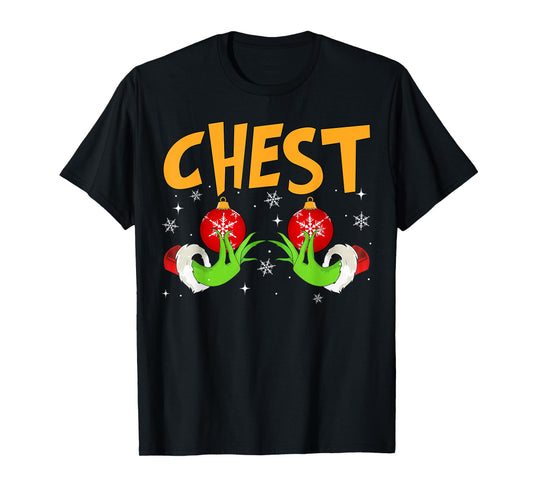 Chest Nuts Matching Chestnuts Christmas Snow Couples Women T-Shirt