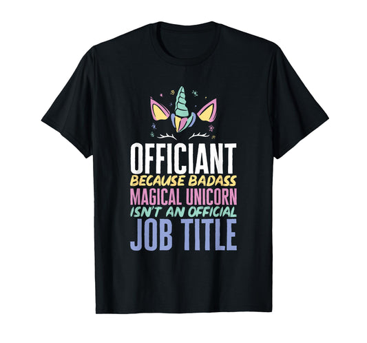 Wedding Officiant Unicorn Marriage Officiant T-Shirt