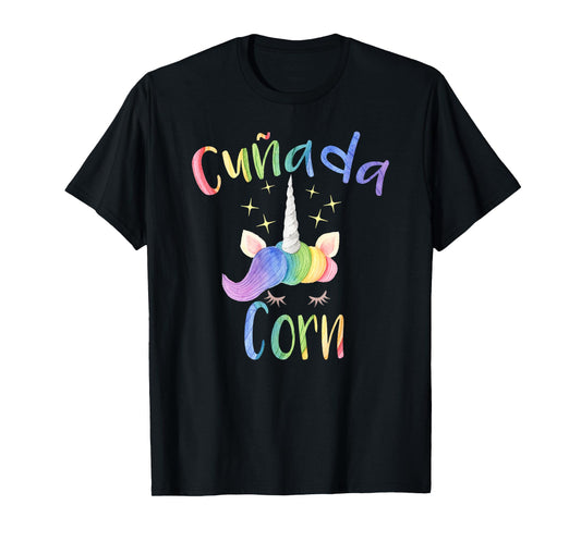 Cunadacorn Spanish Sister In Law Funny Unicorn T-Shirt