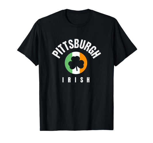Pittsburgh St Patricks Green Saint Pattys Pittsburgh Irish T-Shirt