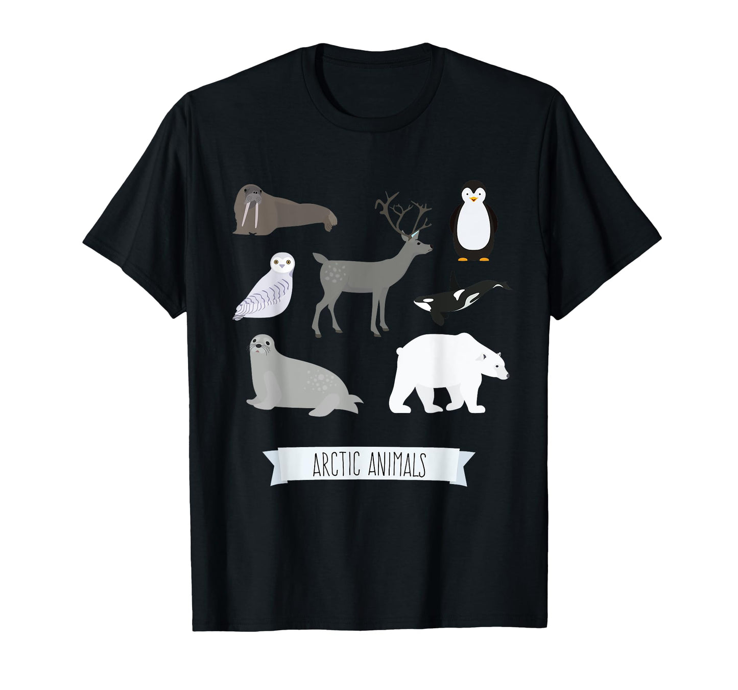 Arctic Animal Gift Collection Cute Animals Gift for Kids T-Shirt