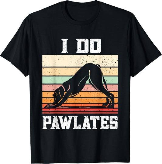 Pilates Instructor I Do Pawlates Dog Pilates Workout T-Shirt