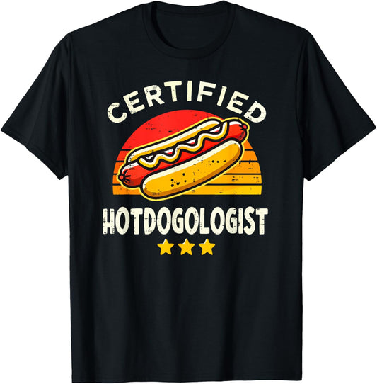 Funny Hotdog Shirt for Men Women Sausage Hot Dog Lover T-Shirt