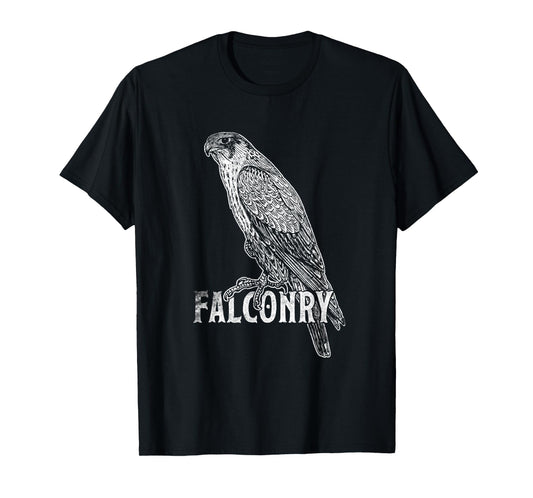 Falconry Hunting T-Shirt Love Birds Tee Bird Hunter Costume T-Shirt
