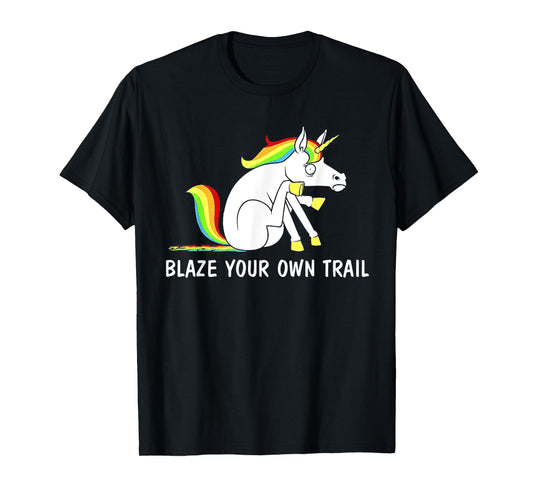 Blaze Your Own Trail Unicorn T-Shirt