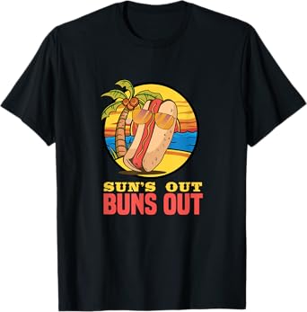 Sun's out buns out hot dog costume T-Shirt