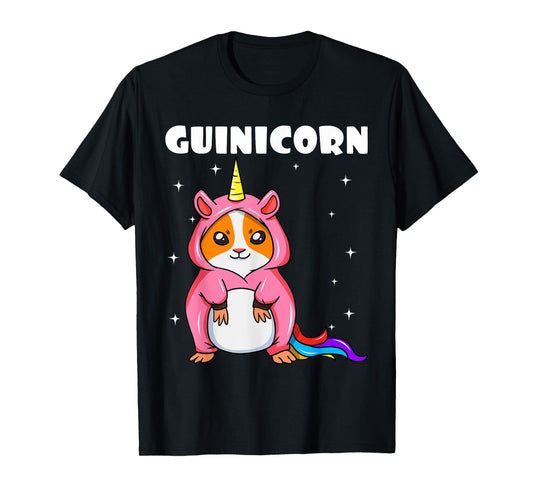 Guinicorn Guinea Pig White Unicorn Mystical Horse Rodent T-Shirt