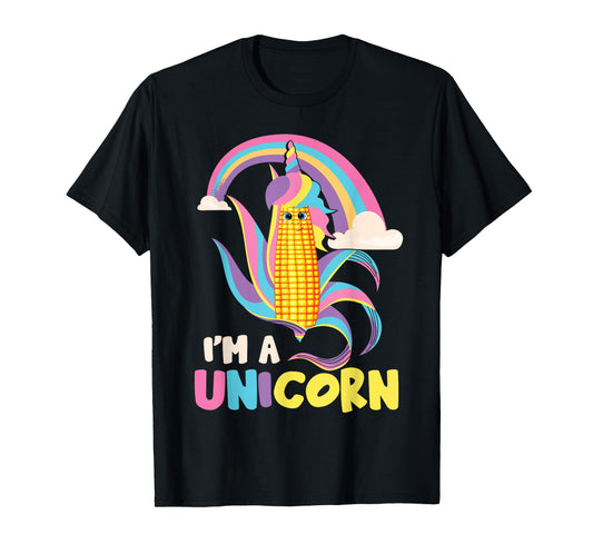 I'm A Unicorn | Funny Maize Corn Cob Kids Farming Corn T-Shirt