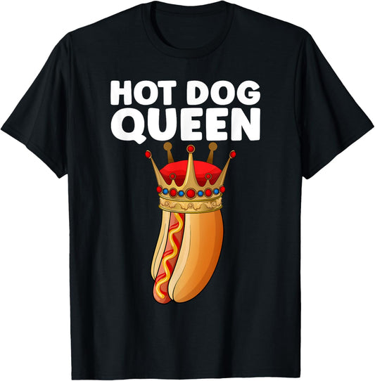 Cute Hot Dog Design For Women Girls Sausage Hotdog Lovers T-Shirt