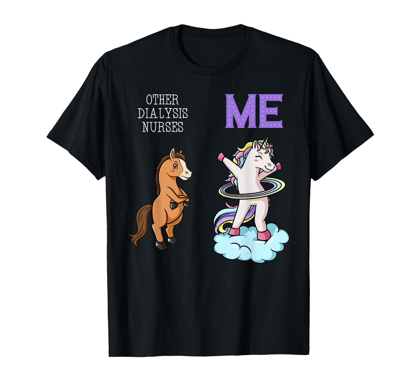 Dialysis Nurse Unicorn Renal Nursing RN Nephrology T-Shirt