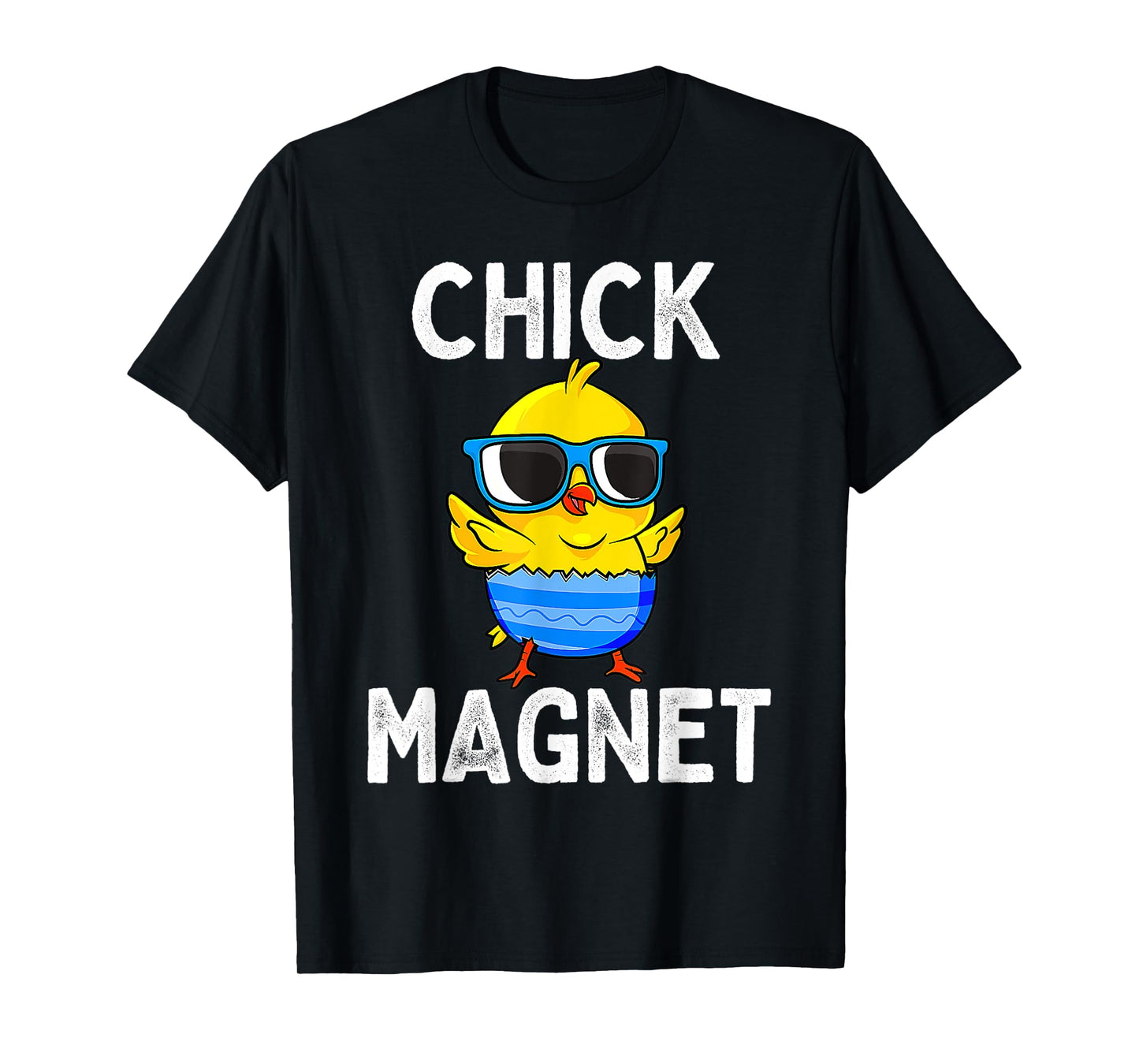 Chick Magnet Funny Easter Cute Baby Chicken Lover Kids Boys T-Shirt