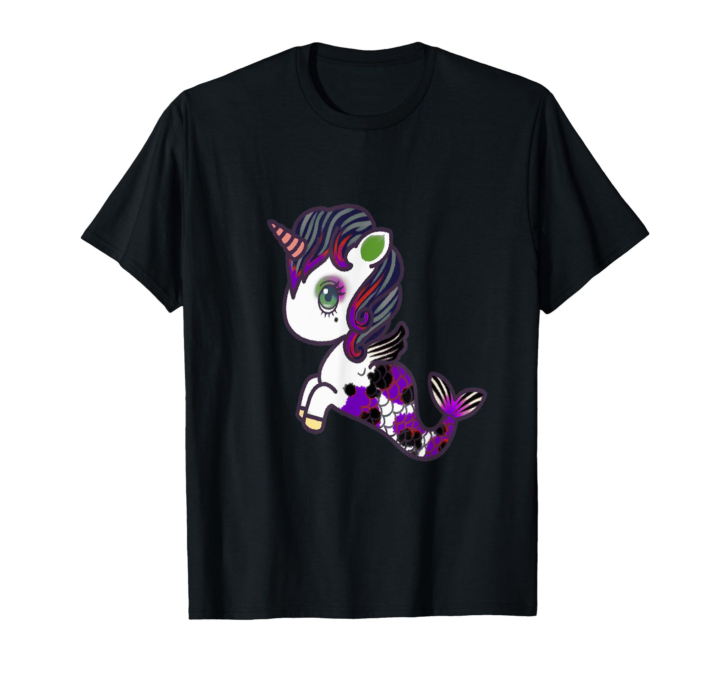 Mermaid Unicorn Mermicorno Tee T-Shirt
