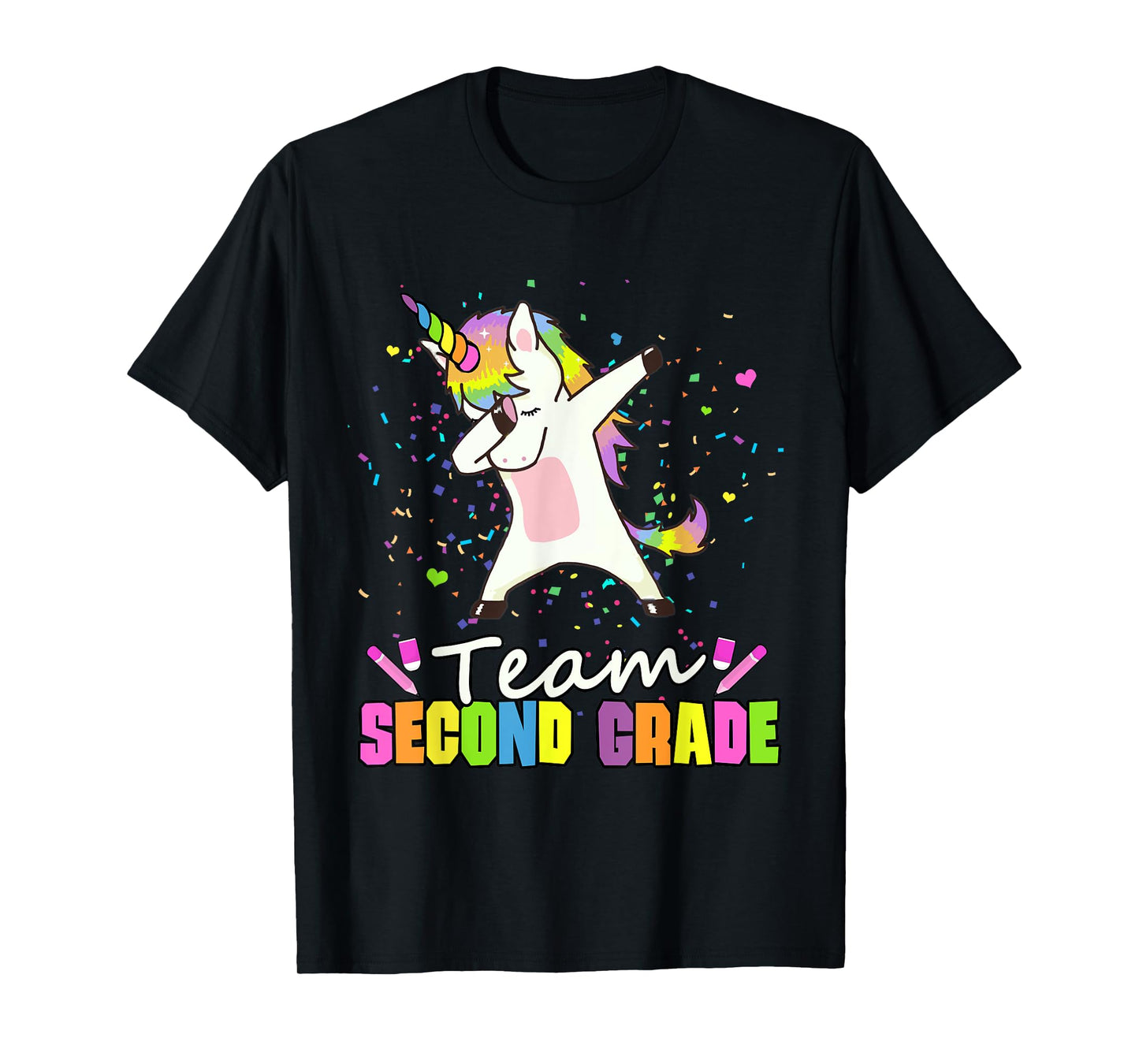 Team Second Grade Unicorn Team 2nd Grade T-Shirt