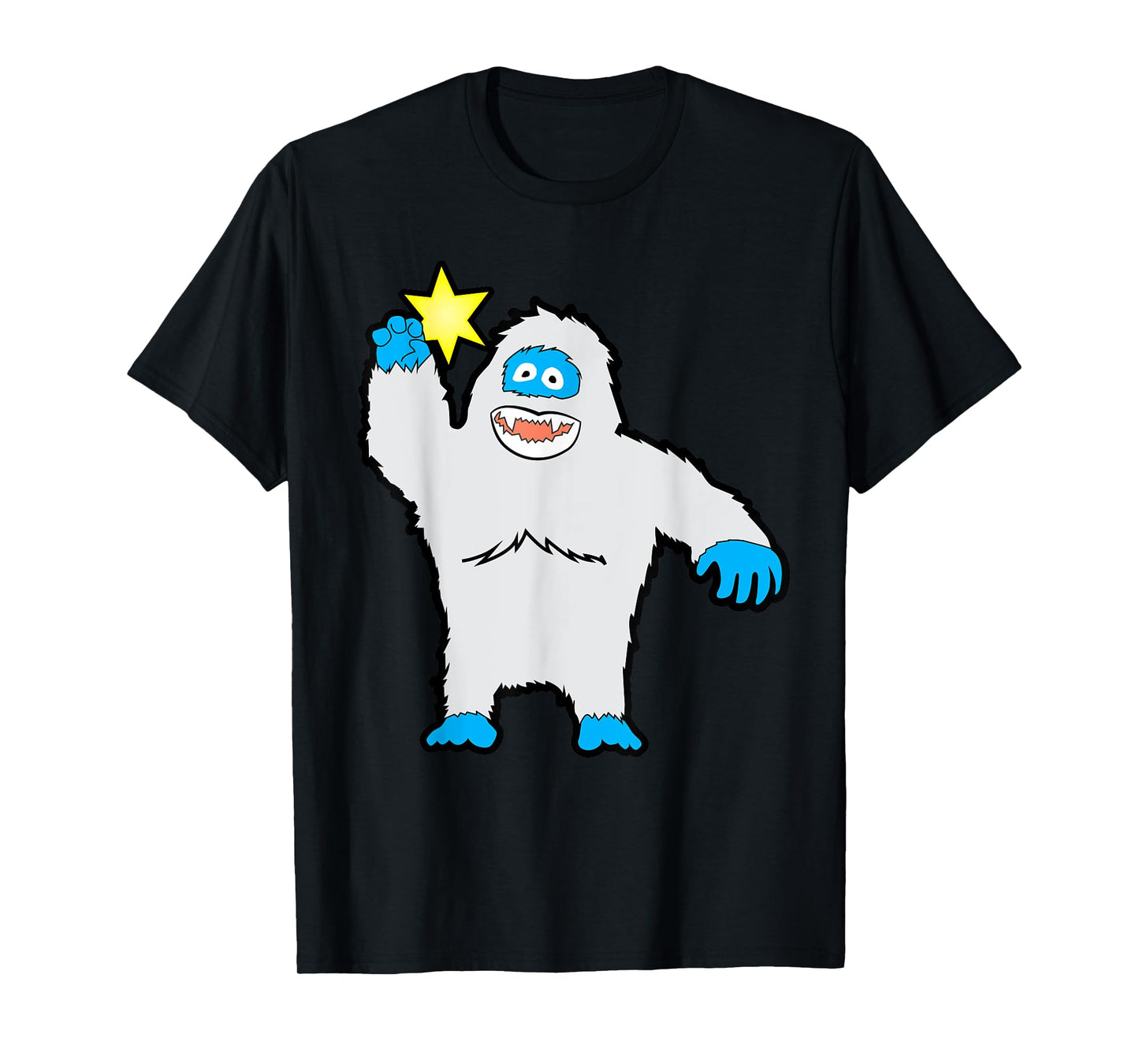 Bigfoot Abominable Snowman Sasquatch Picking a Star T-Shirt