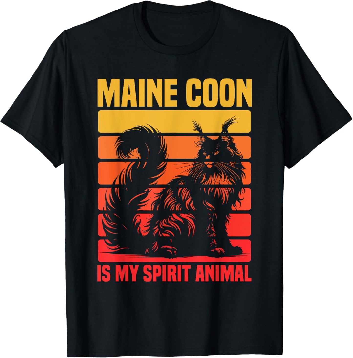 Maine Coon Cat Is My Spirit Animal T-Shirt