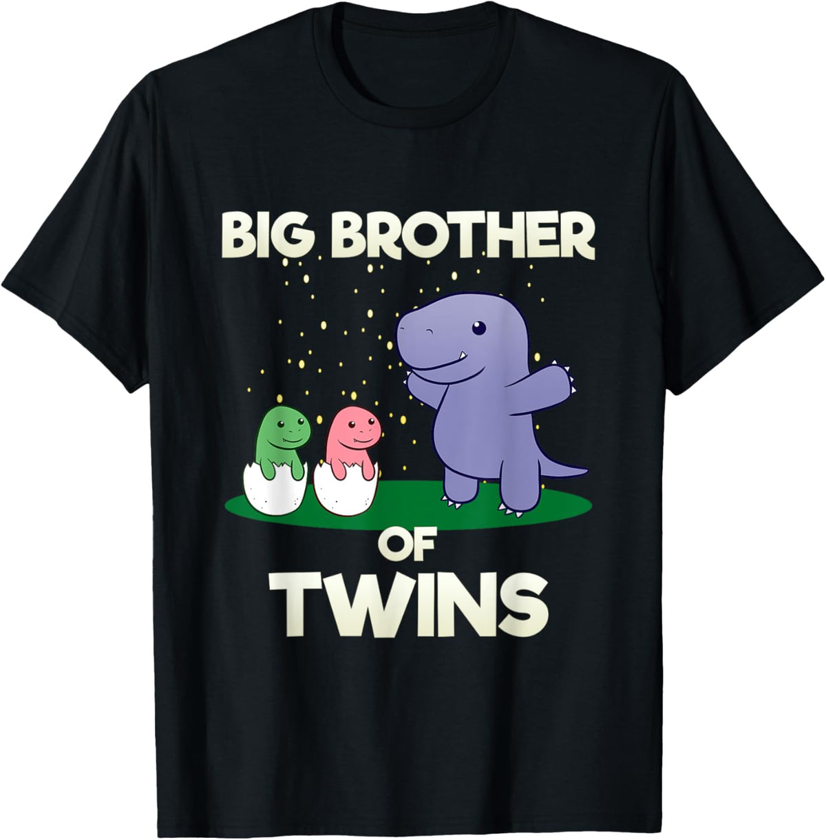 Family Siblings Dinosaurs Brother Big Brothersaurus Of Twins T-Shirt