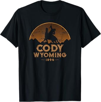 Cody Wyoming WY Wild West Rodeo Cowboy T-Shirt