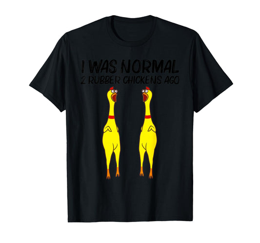 Cute Rubber Chicken Funny Rubber Chicken Gift Men Women T-Shirt