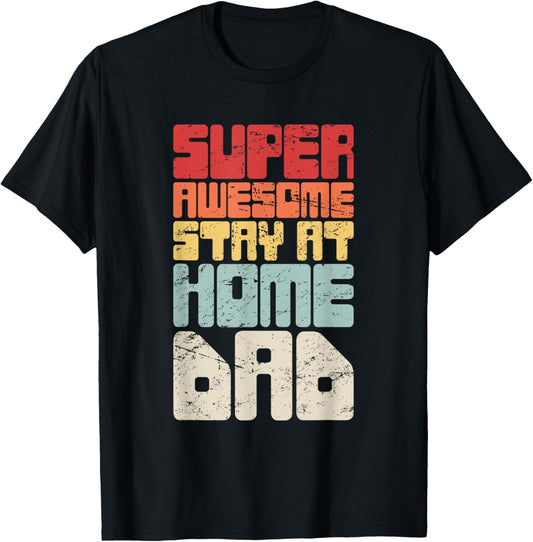 Retro Vintage Funny Husband / Stay At Home Dad T-Shirt