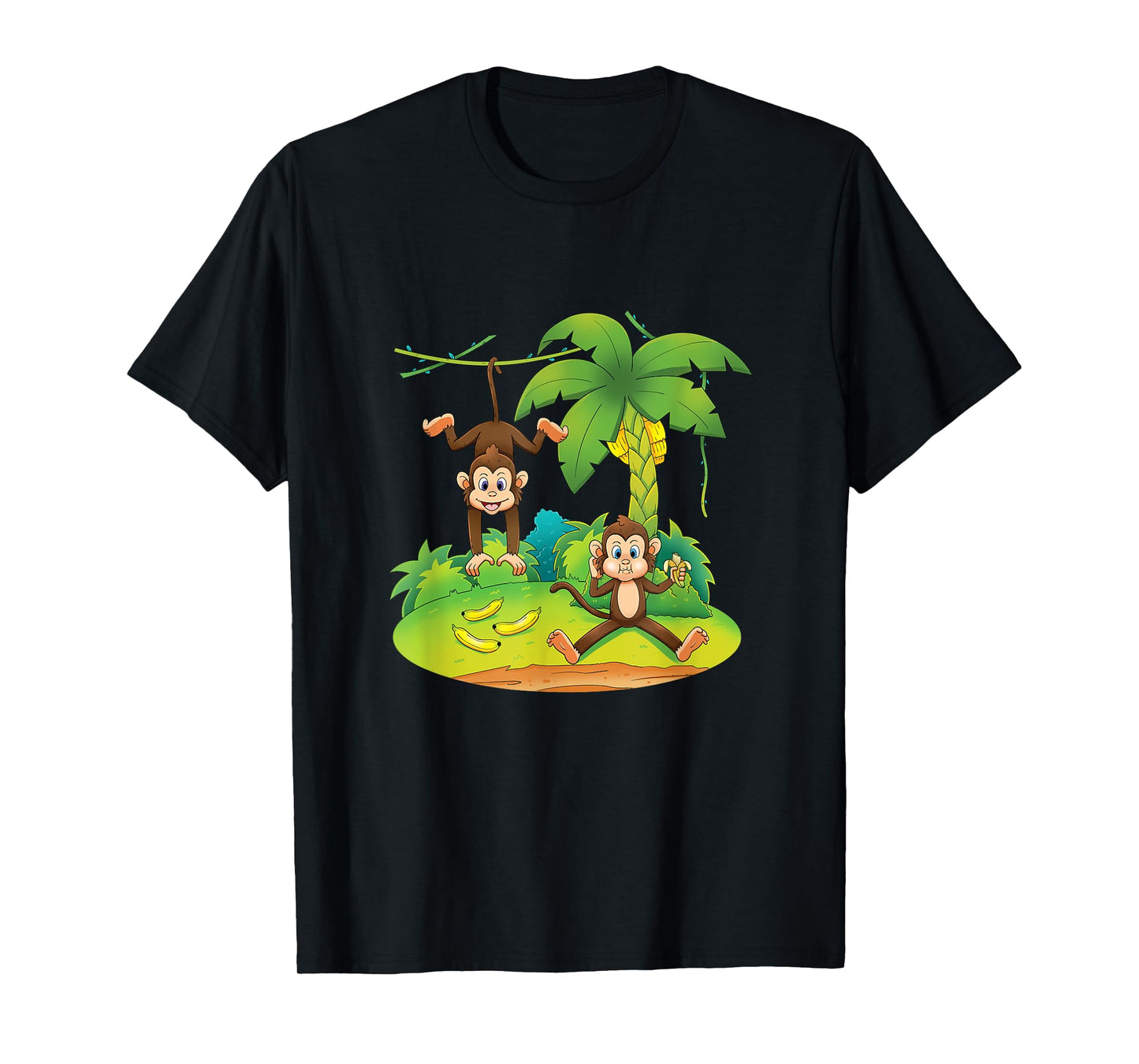 MONKEYS IN TREES Jungle Animals Cute Birthday Gift T Shirt T-Shirt
