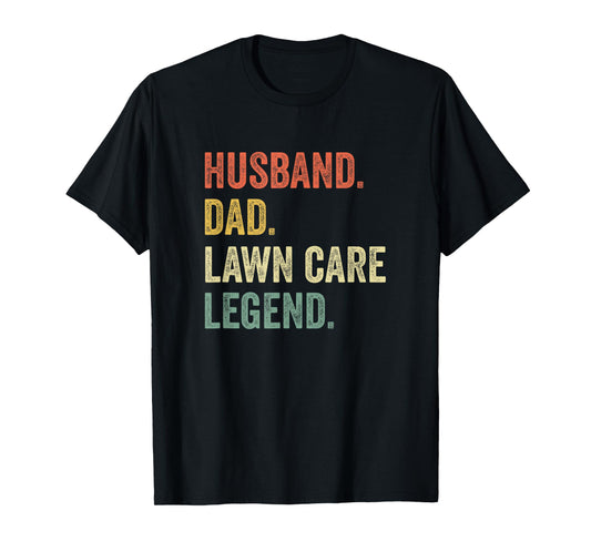 Funny Lawn Mowing T Shirt Lawn Care Stuff Gift Vintage Retro T-Shirt
