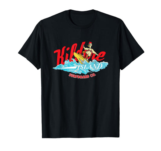 Outer Banks Island Chicken Kildare Island Surfboard Co. T-Shirt